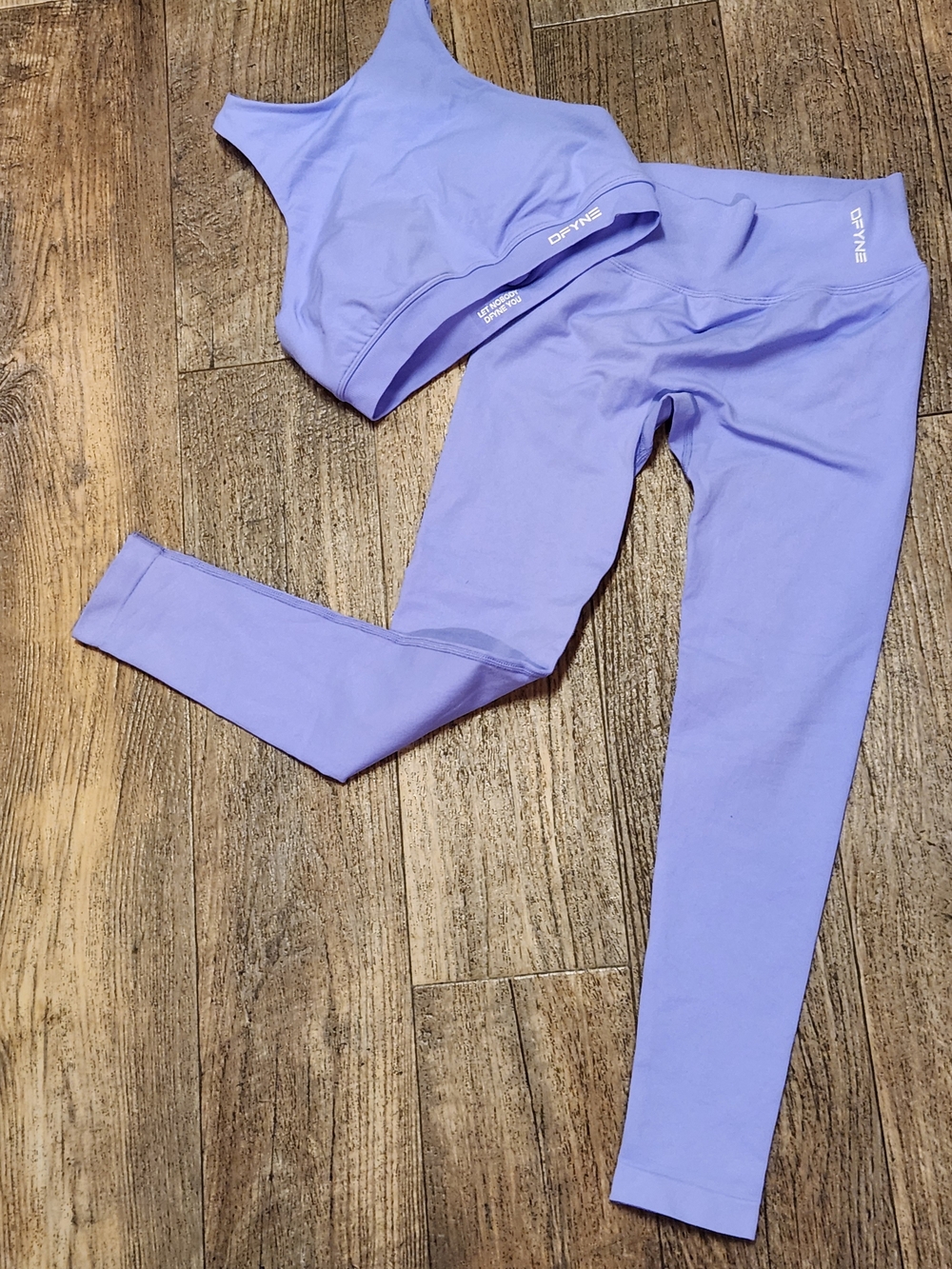 Divine Lilac Seamless Sports Bra & Legging Set